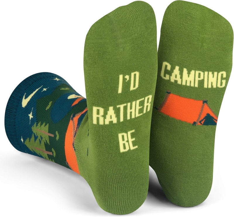 Lavley Outdoors Socks - Hiking and camping gifts for men and women - Great for nature lovers - Holiday or birthday gift - Image 1